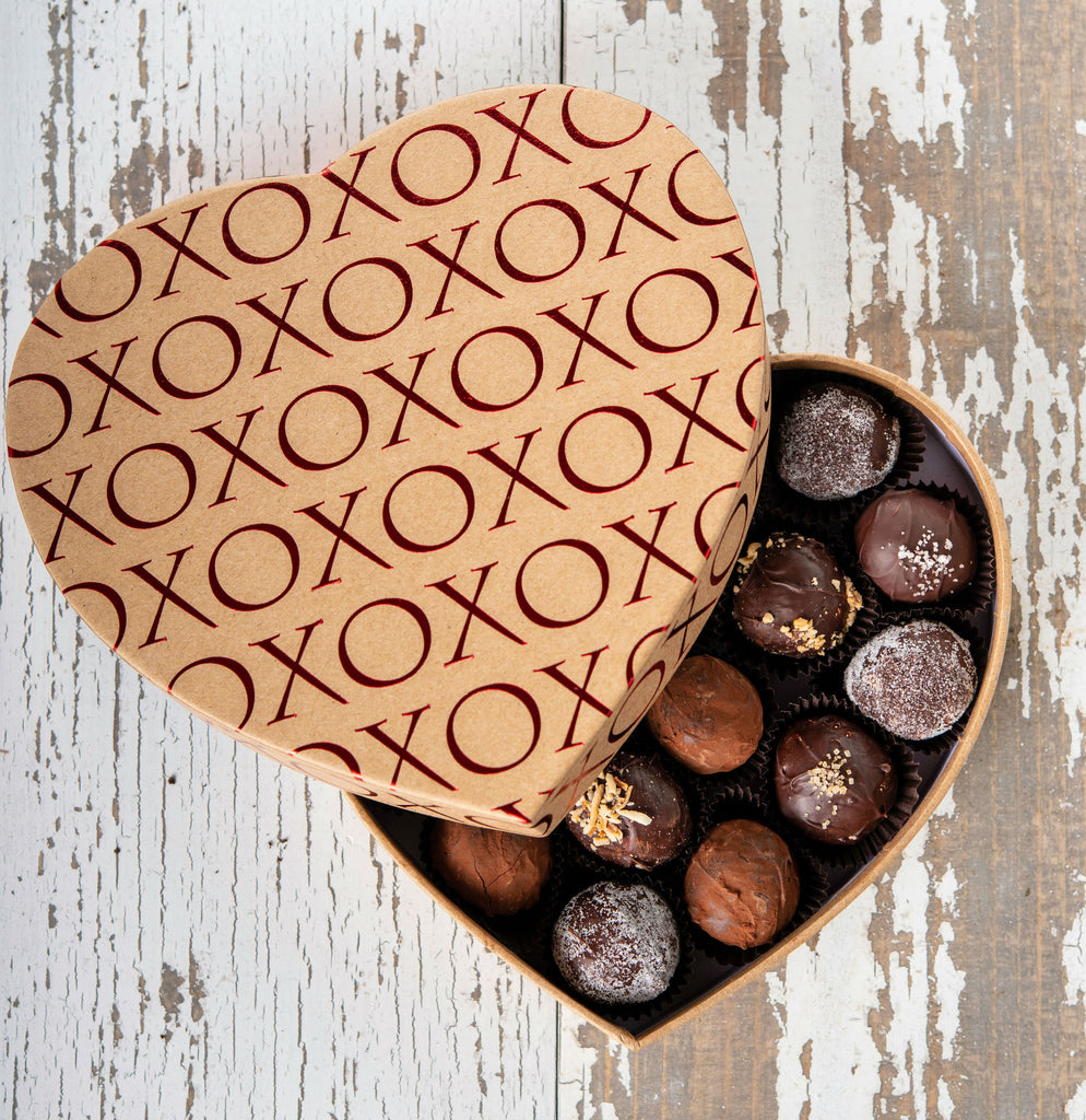 19 Piece Heart Shaped Box of Truffles